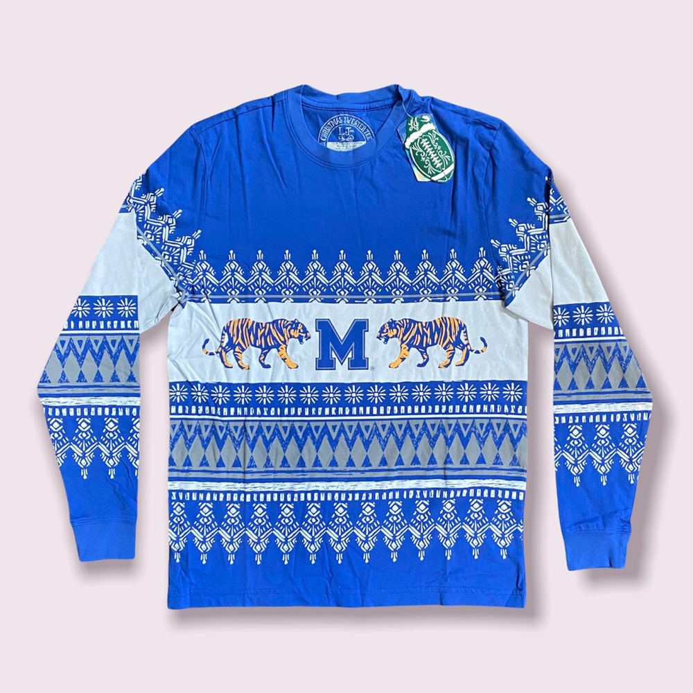 Lauren James Christmas Sweater Long Sleeve Tee